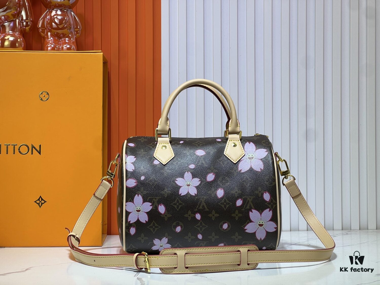 69306195f09edb6de4c507c6 Upgraded Original M13805 M13257 M40390 LV x Murakami Collaboration Cherry Blossom 🌸 Nano Speedy Bag