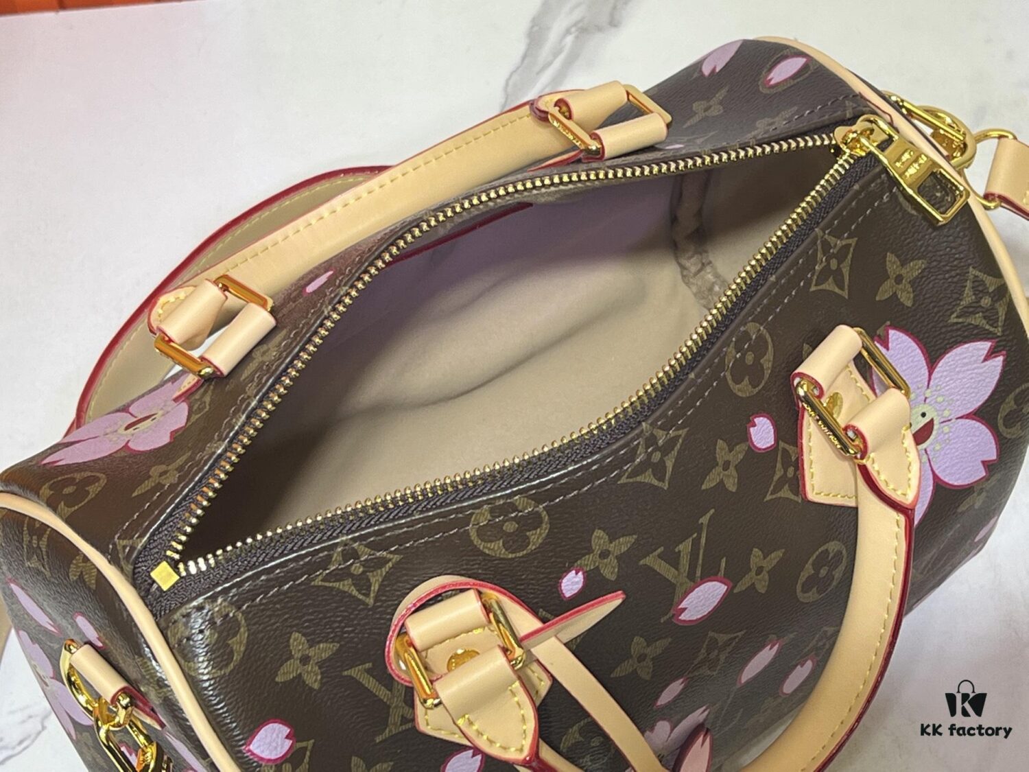 69306196f09edb6de4c507c9 Upgraded Original M13805 M13257 M40390 LV x Murakami Collaboration Cherry Blossom 🌸 Nano Speedy Bag