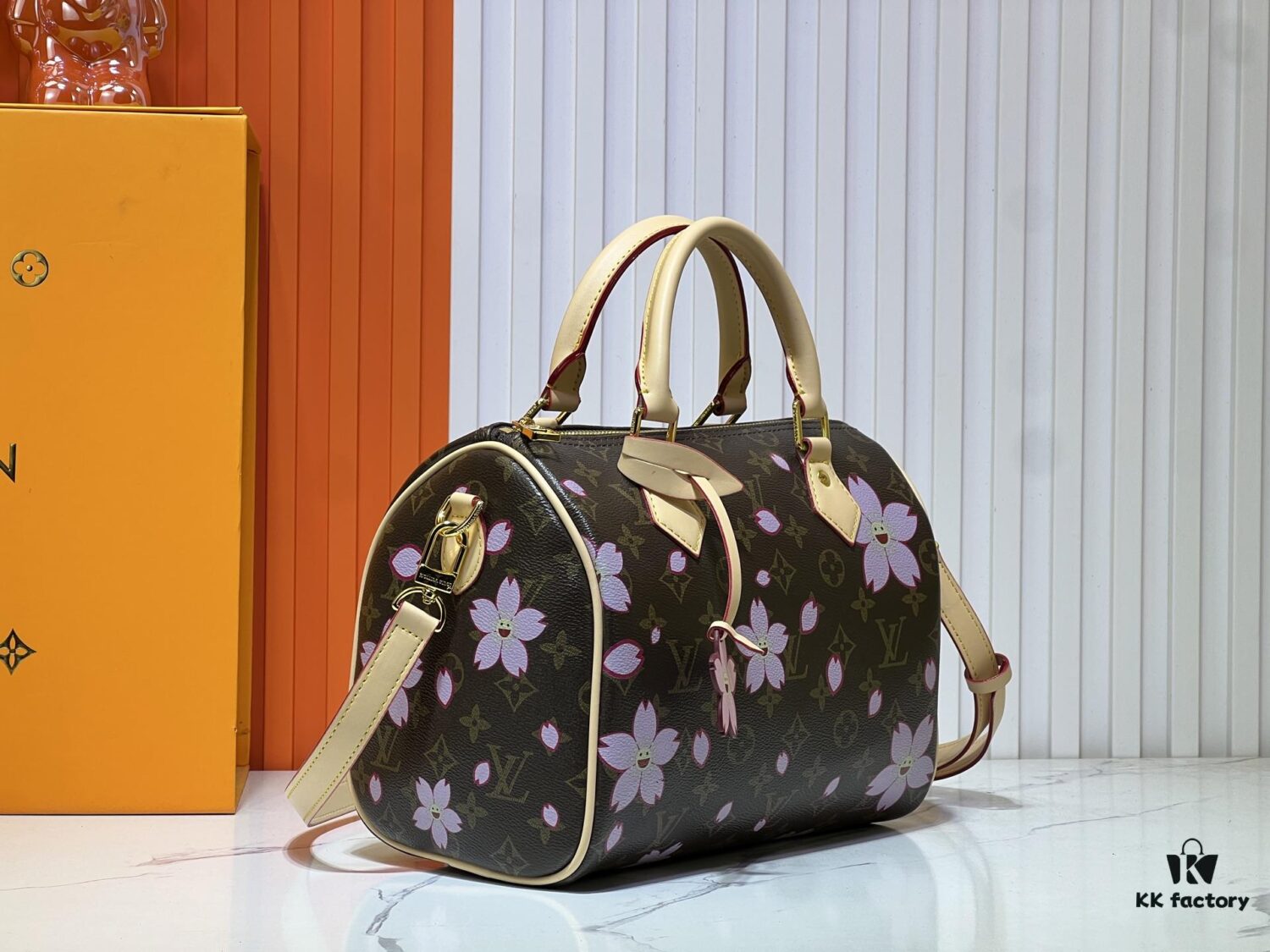 6930619ef09edb6de4c507d9 Upgraded Original M13805 M13257 M40390 LV x Murakami Collaboration Cherry Blossom 🌸 Nano Speedy Bag