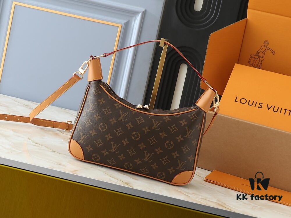 6930619ef09edb6de4c507da Upgraded Original M14196 Monogram Unisex Soft Leather Horn Hobo Bag – LV Horn Collection 2025 Early Spring Series