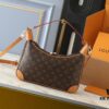 6930619ef09edb6de4c507da Upgraded Original M14196 Monogram Unisex Soft Leather Horn Hobo Bag – LV Horn Collection 2025 Early Spring Series