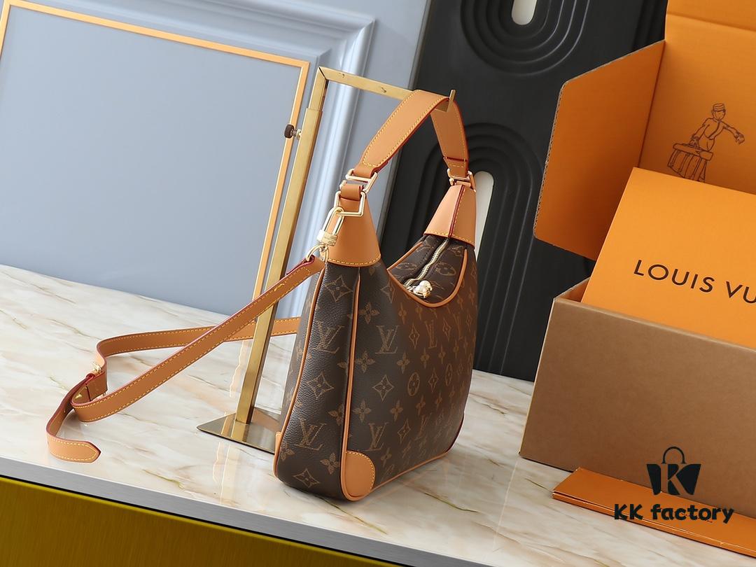 6930619ef09edb6de4c507dc Upgraded Original M14196 Monogram Unisex Soft Leather Horn Hobo Bag – LV Horn Collection 2025 Early Spring Series