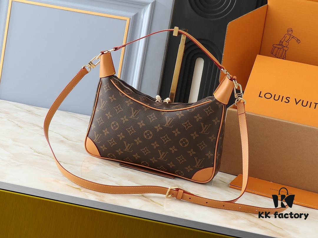 693061a0f09edb6de4c507df Upgraded Original M14196 Monogram Unisex Soft Leather Horn Hobo Bag – LV Horn Collection 2025 Early Spring Series