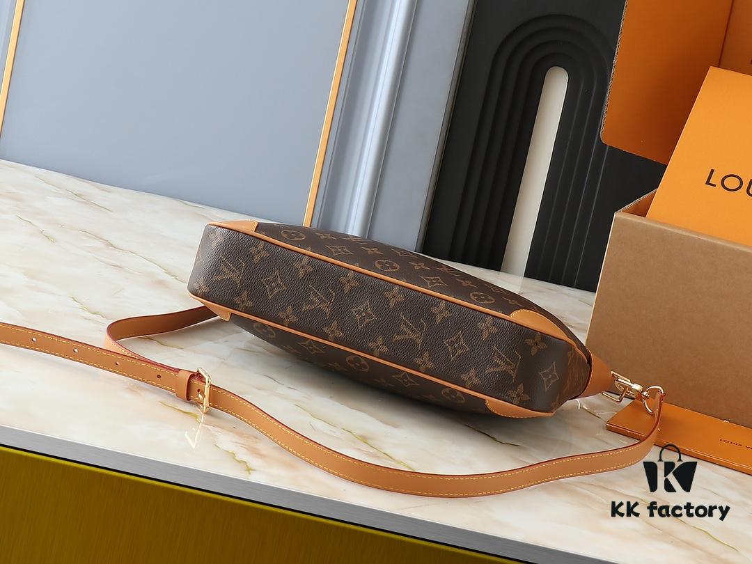 693061a0f09edb6de4c507e0 Upgraded Original M14196 Monogram Unisex Soft Leather Horn Hobo Bag – LV Horn Collection 2025 Early Spring Series