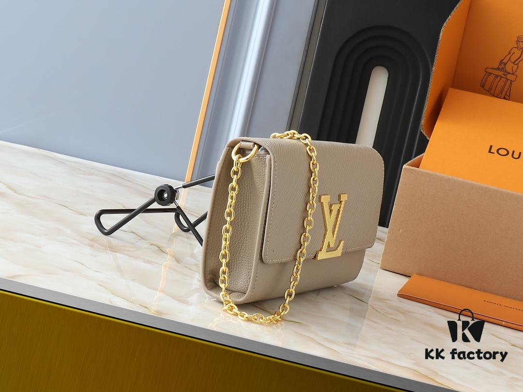 693061a2f09edb6de4c507e4 Upgraded Original M23756 Black, M12788 Black, M12789 Khaki Pochette Louise Chain Bag