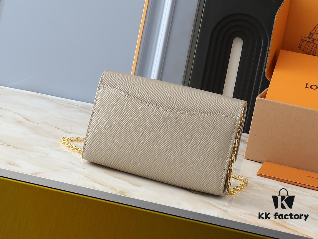 693061a3f09edb6de4c507e8 Upgraded Original M23756 Black, M12788 Black, M12789 Khaki Pochette Louise Chain Bag