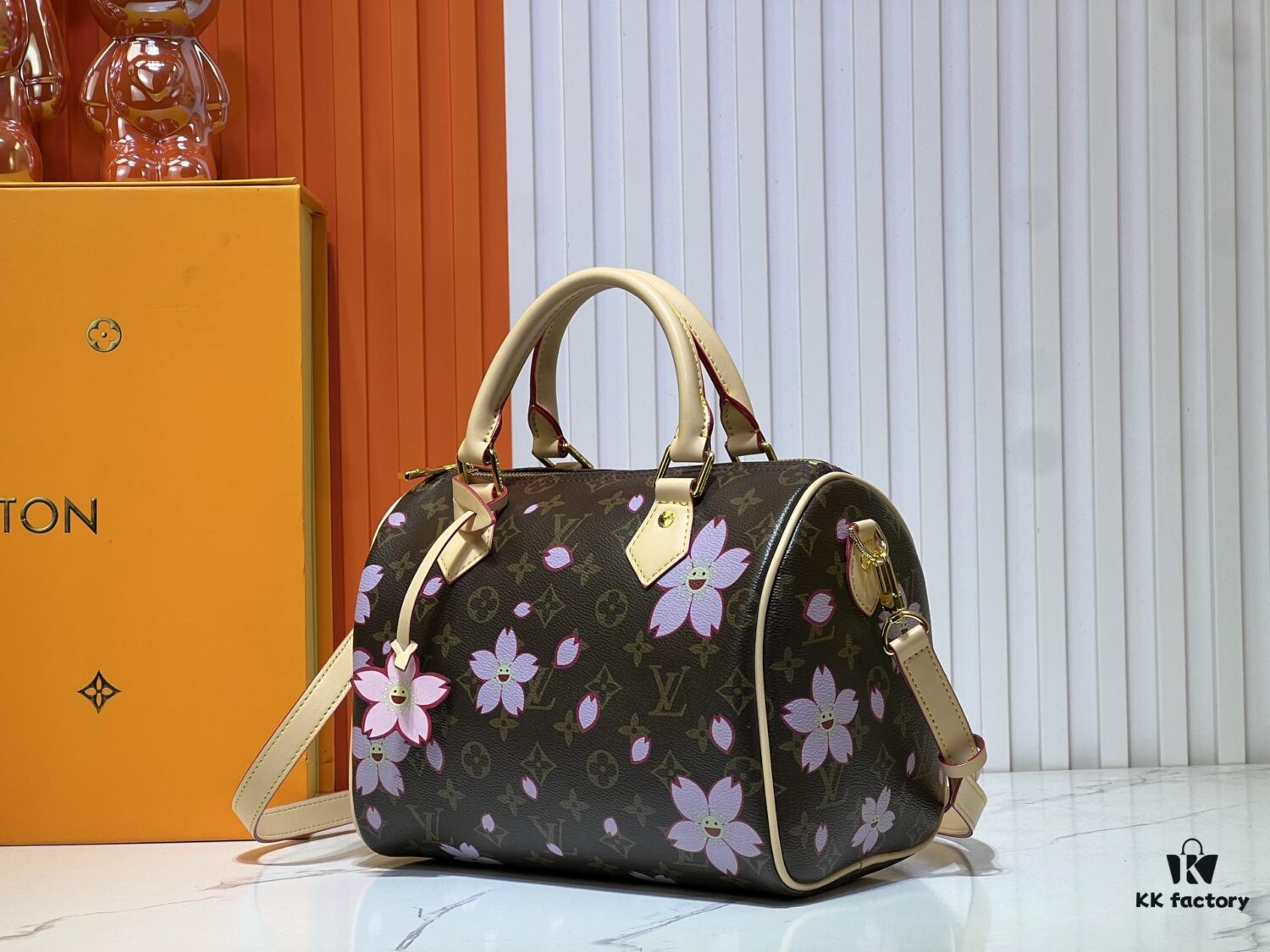 693061a6f09edb6de4c507ed Upgraded Original M13805 M13257 M40390 LV x Murakami Collaboration Cherry Blossom 🌸 Nano Speedy Bag