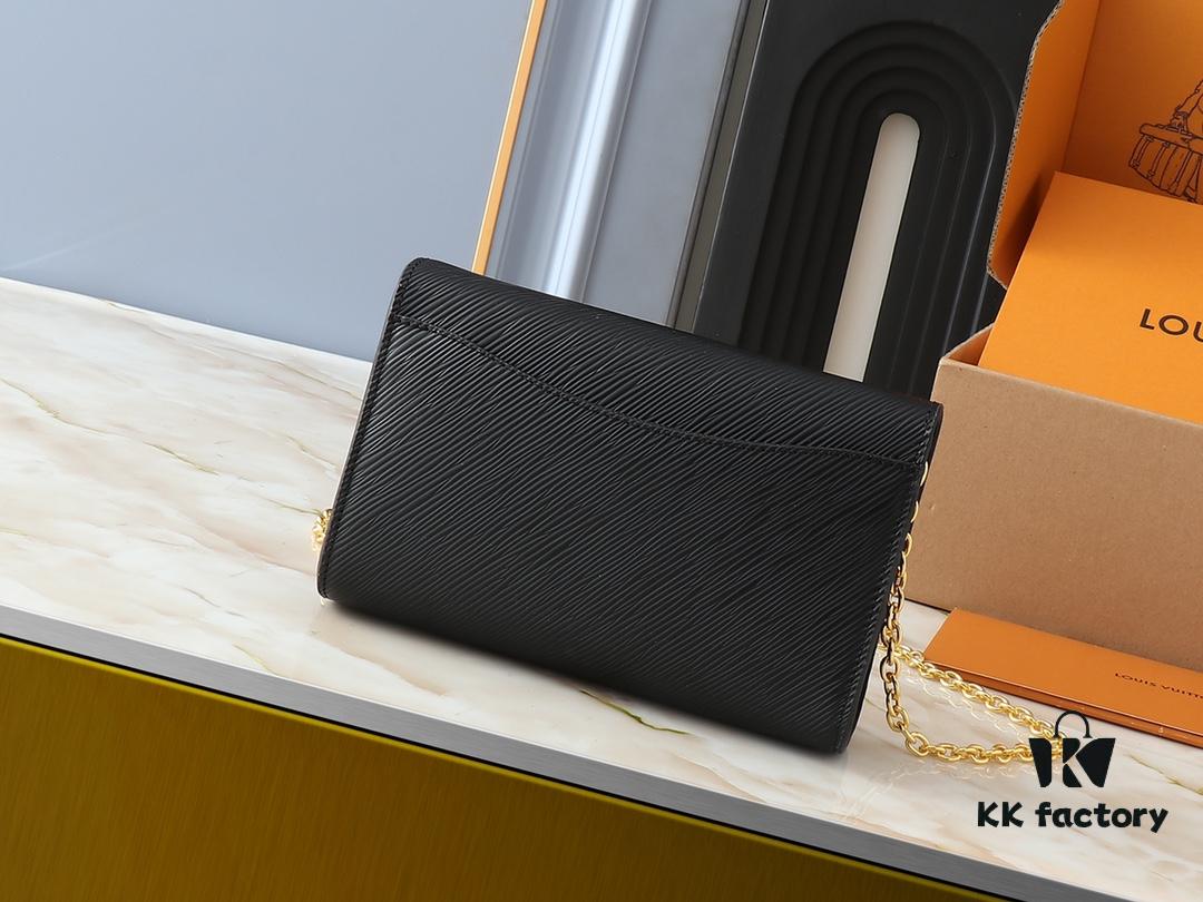 693061a6f09edb6de4c507ee Upgraded Original M23756 Black, M12788 Black, M12789 Khaki Pochette Louise Chain Bag