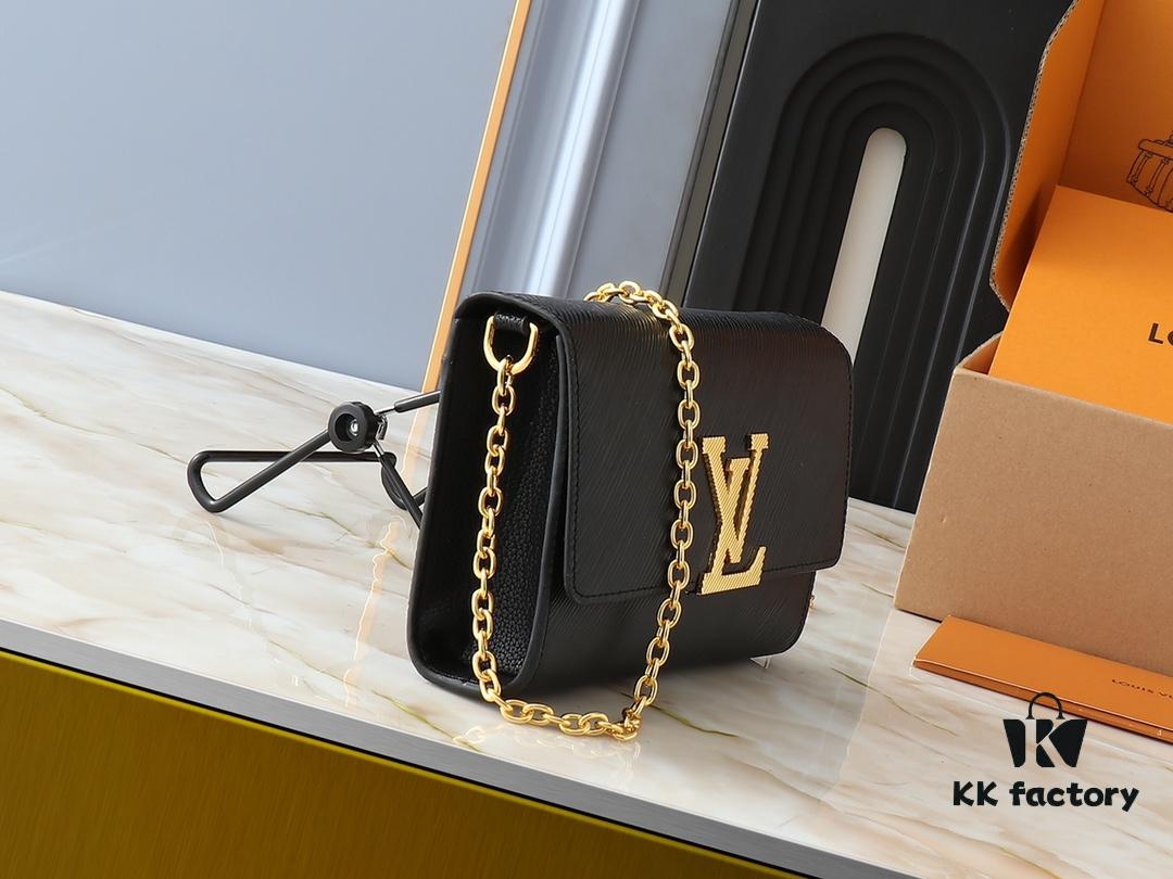 693061a6f09edb6de4c507f0 Upgraded Original M23756 Black, M12788 Black, M12789 Khaki Pochette Louise Chain Bag
