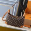 693061a9f09edb6de4c507f7 Upgraded Original M14196 Monogram Unisex 2025 Early Spring Soft Leather Series Horn Hobo Bag