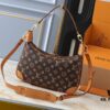 693061abf09edb6de4c507f8 Upgraded Original M14196 Monogram Unisex 2025 Early Spring Soft Leather Series Horn Hobo Bag