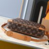 693061abf09edb6de4c507f9 Upgraded Original M14196 Monogram Unisex 2025 Early Spring Soft Leather Series Horn Hobo Bag