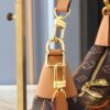 693061abf09edb6de4c507fa Upgraded Original M14196 Monogram Unisex 2025 Early Spring Soft Leather Series Horn Hobo Bag