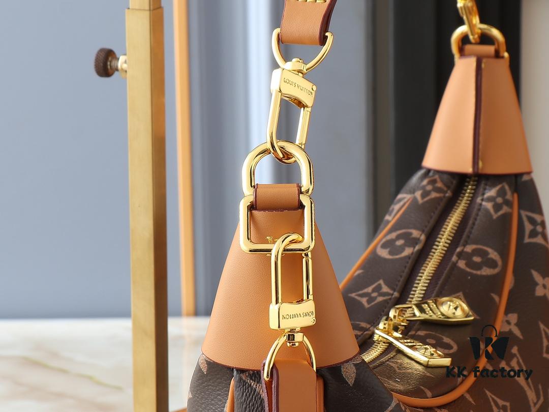 693061abf09edb6de4c507fa Upgraded Original M14196 Monogram Unisex 2025 Early Spring Soft Leather Series Horn Hobo Bag
