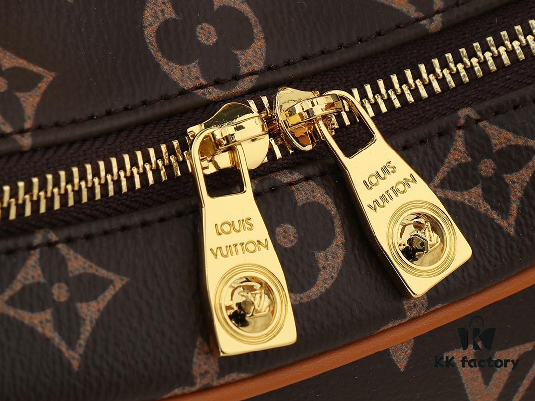 693061acf09edb6de4c507fc Upgraded Original M14196 Monogram Unisex 2025 Early Spring Soft Leather Series Horn Hobo Bag