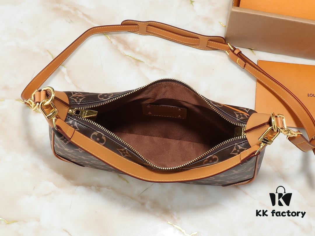 693061adf09edb6de4c507fe Upgraded Original M14196 Monogram Unisex 2025 Early Spring Soft Leather Series Horn Hobo Bag
