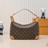 693061b0f09edb6de4c50804 Upgraded Original M14196 Monogram Unisex 2025 Early Spring Soft Leather Series Horn Hobo Bag
