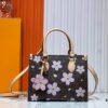 693061b5f09edb6de4c5080e M45659 M13668!🔥Lv & Murakami Panda Cherry Blossom 🌸 OnTheGo Small Model New Version