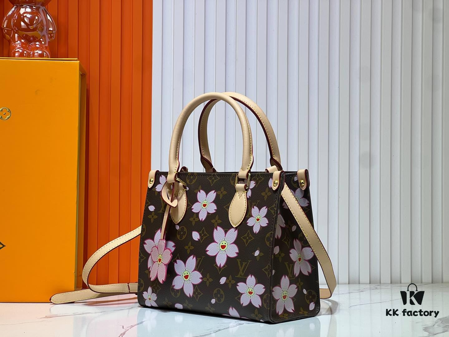 693061b6f09edb6de4c50813 M45659 M13668!🔥Lv & Murakami Panda Cherry Blossom 🌸 OnTheGo Small Model New Version