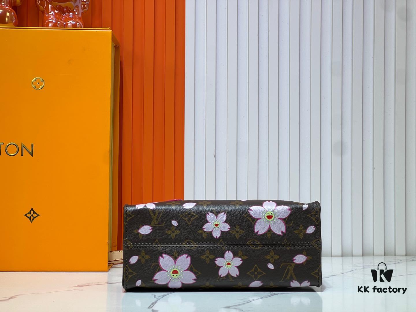 693061b7f09edb6de4c50816 M45659 M13668!🔥Lv & Murakami Panda Cherry Blossom 🌸 OnTheGo Small Model New Version