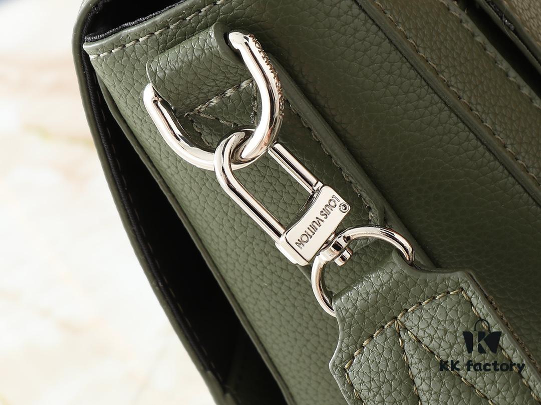 693061c0f09edb6de4c50828 Upgraded Original Takeoff Small Aer Messenger Bag in Black and Military Green