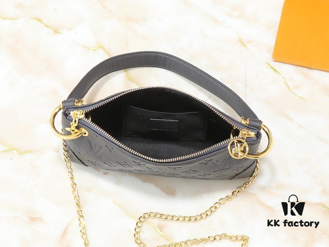 693061cef09edb6de4c5084e Upgraded Original 🔥Chain Strap🔥 M12174 Pochette Sèvres from LV Ski Collection, Ready to Shine in 'Glittering' Gunmetal Tone