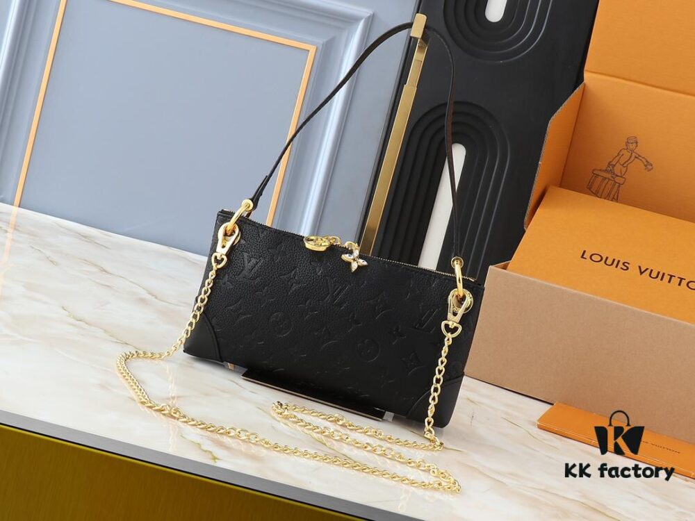 693061d5f09edb6de4c5085b Upgraded Original 🔥Chain Strap🔥 M12174 This Pochette Sèvres Belongs to the LV Ski Collection, Ready to Shine in a 'Glittering' Gun-Metallic Tone