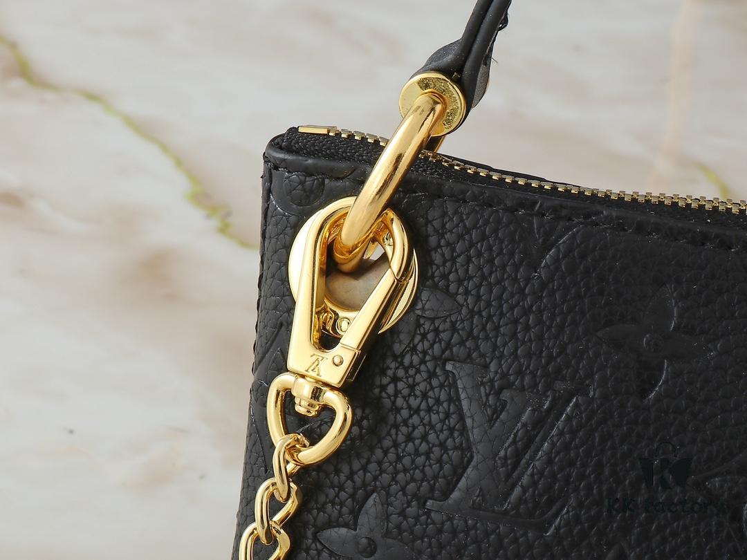 693061d5f09edb6de4c5085e Upgrade Original 🔥Chain Strap🔥 M12174 Pochette Sèvres from LV Ski Collection in 'Shiny' Gun-Metallic Tone
