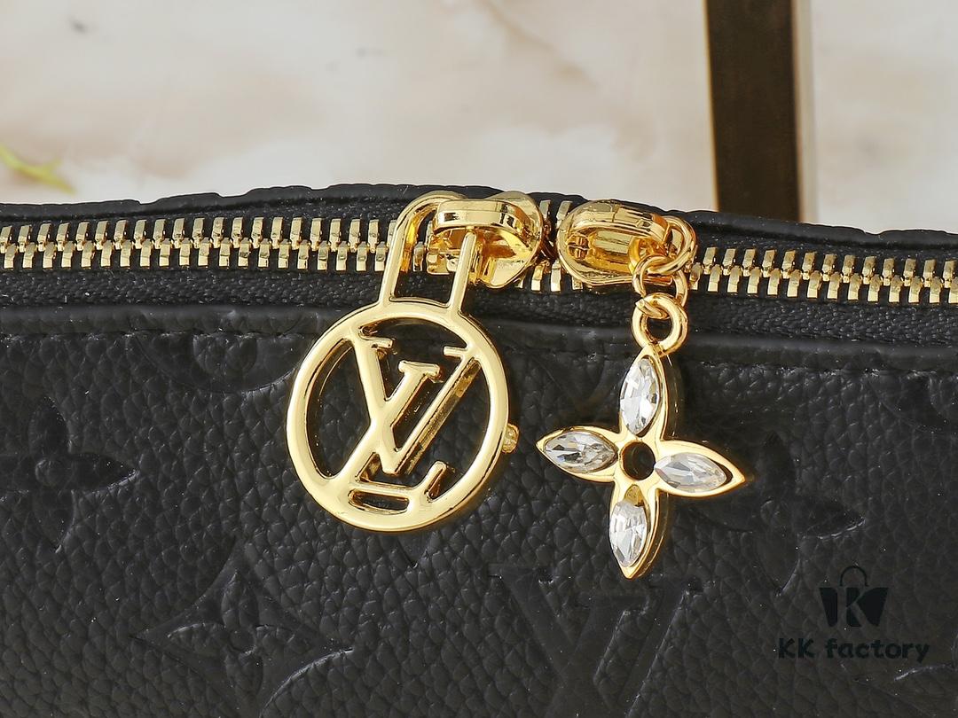 693061d5f09edb6de4c5085f Upgrade Original 🔥Chain Strap🔥 M12174 Pochette Sèvres from LV Ski Collection in 'Shiny' Gun-Metallic Tone
