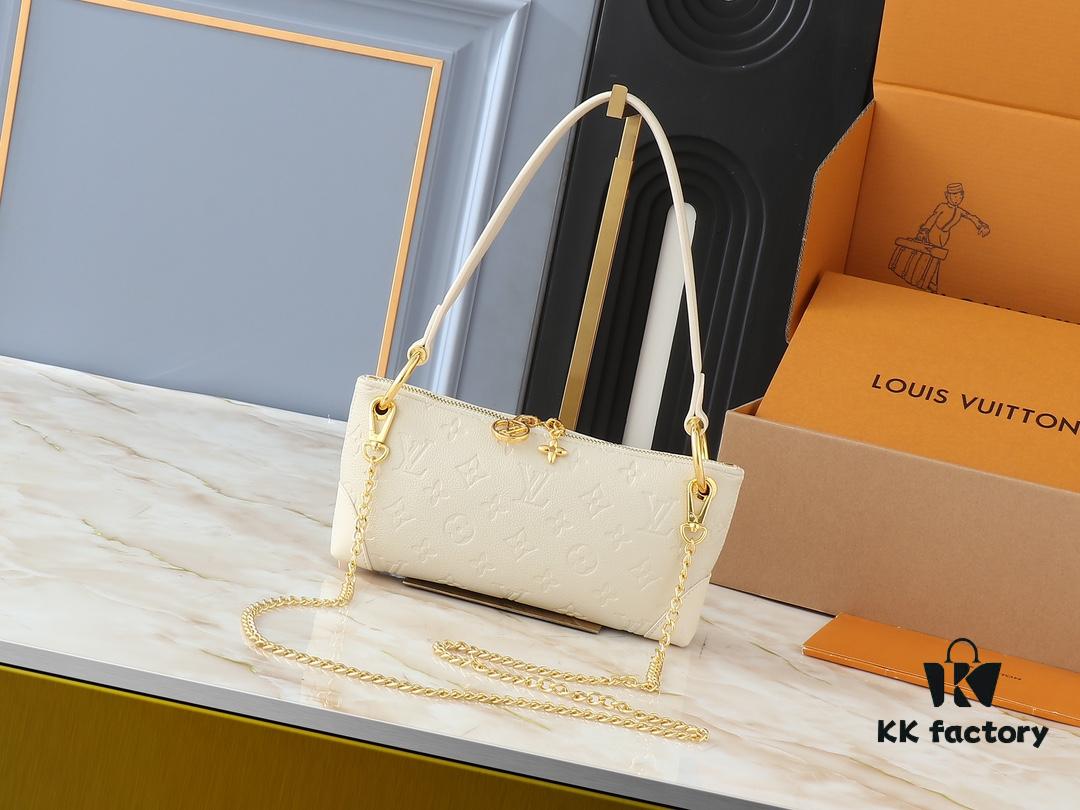 693061daf09edb6de4c5086a Upgraded Original 🔥Chain Strap🔥 M12174 Pochette Sèvres from LV Ski Collection, Ready to Shine in 'Glittering' Gunmetal Tone