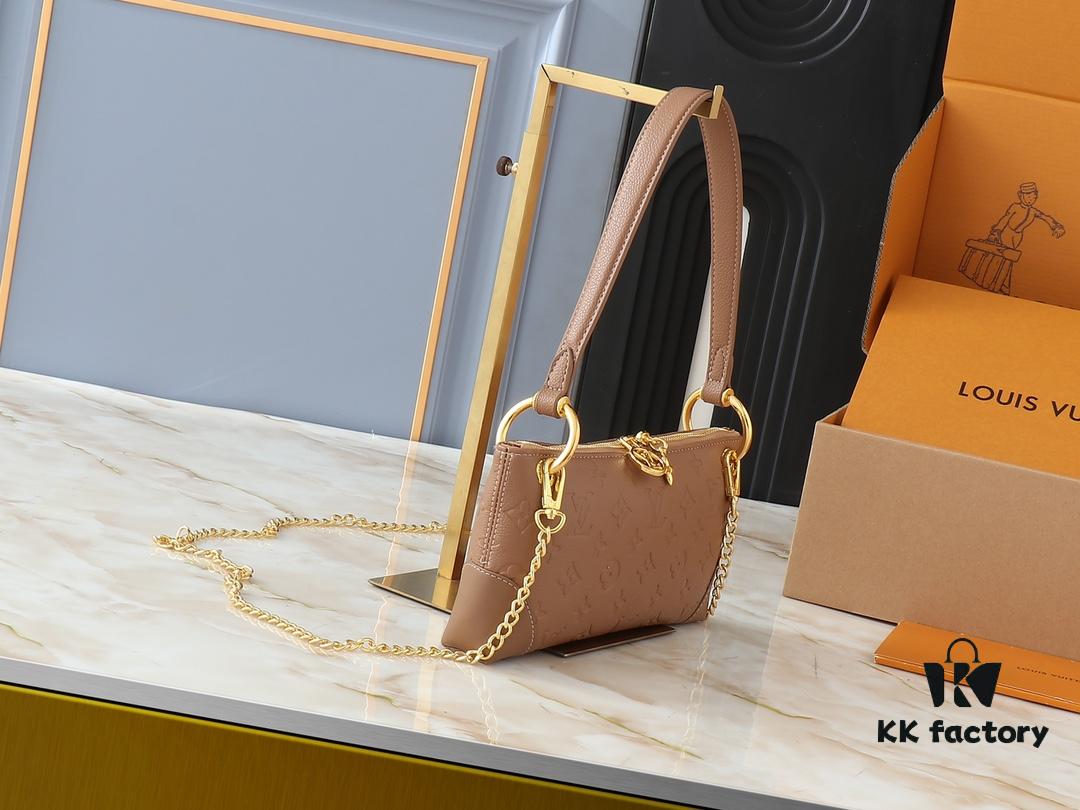 693061def09edb6de4c50874 Upgraded Original 🔥Chain Strap🔥 M12174 Pochette Sèvres from LV Ski Collection, Ready to Shine in 'Glittering' Gun-Metallic Tone