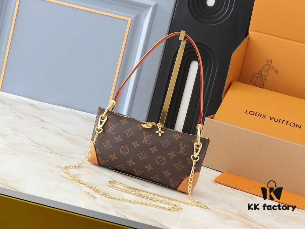 693061e1f09edb6de4c5087d Upgraded Original 🔥Chain Strap🔥 M12174 Pochette Sèvres from LV Ski Collection, Ready to Shine in 'Glittering' Gunmetal Tone