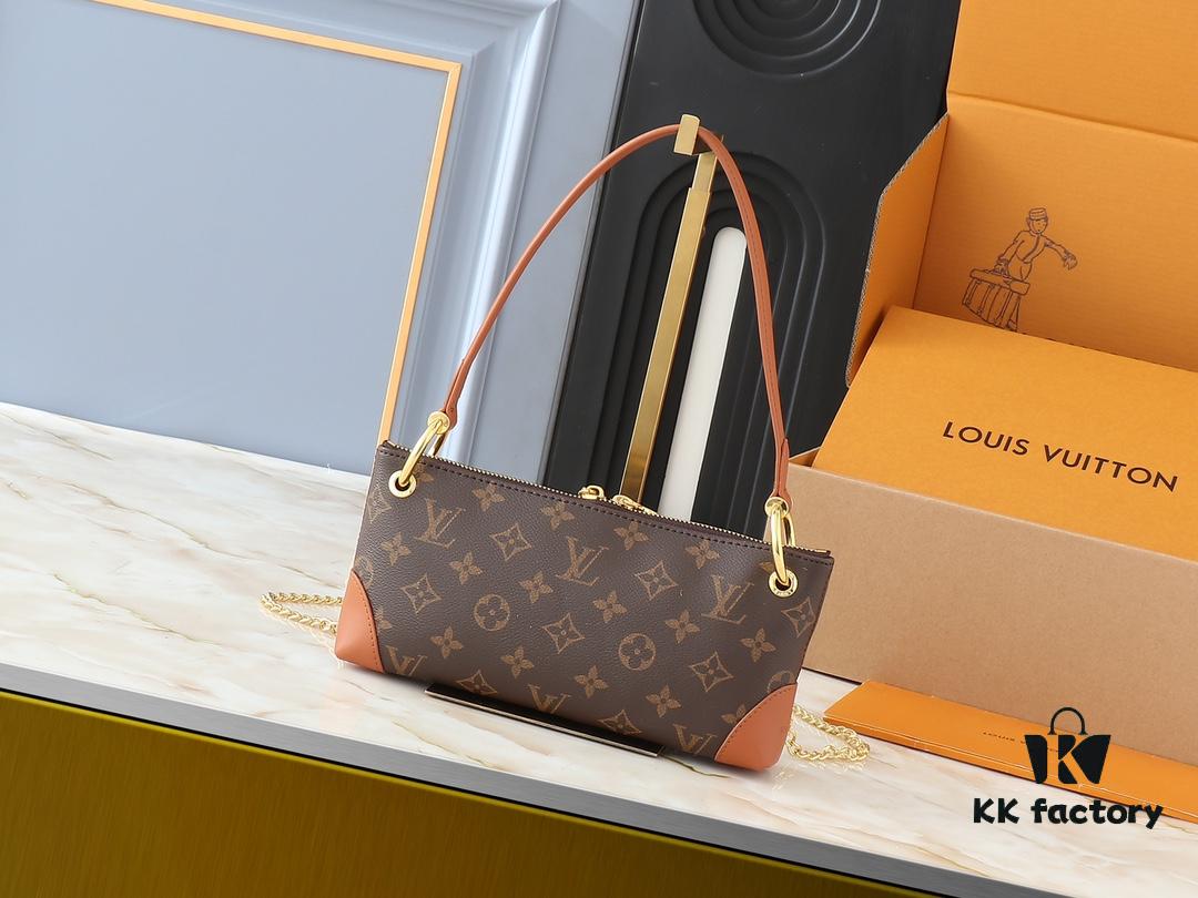 693061e5f09edb6de4c50884 Upgrade Original 🔥Chain Strap🔥 M12174 Pochette Sèvres from LV Ski Collection, Ready to Shine in 'Glittering' Gunmetal Tone