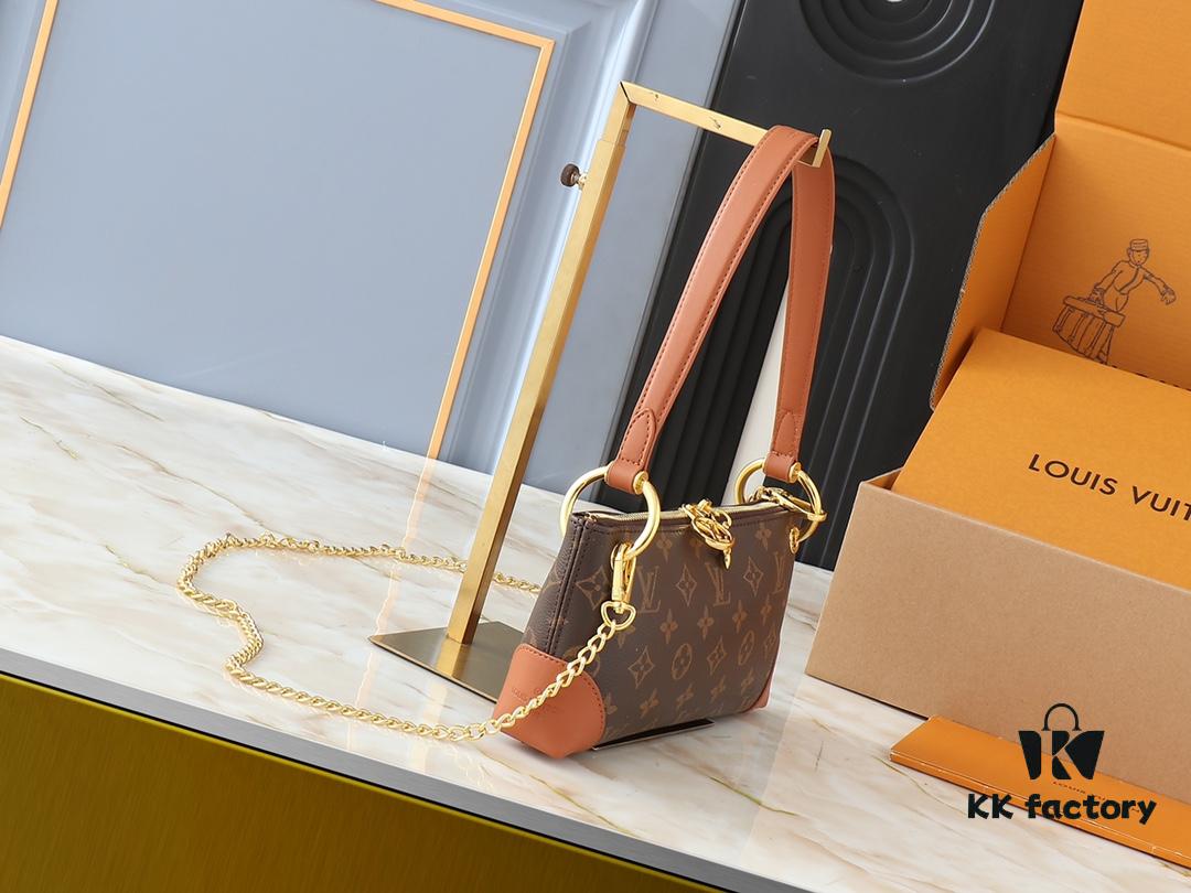 693061e5f09edb6de4c50885 Upgrade Original 🔥Chain Strap🔥 M12174 Pochette Sèvres from LV Ski Collection, Ready to Shine in 'Glittering' Gunmetal Tone