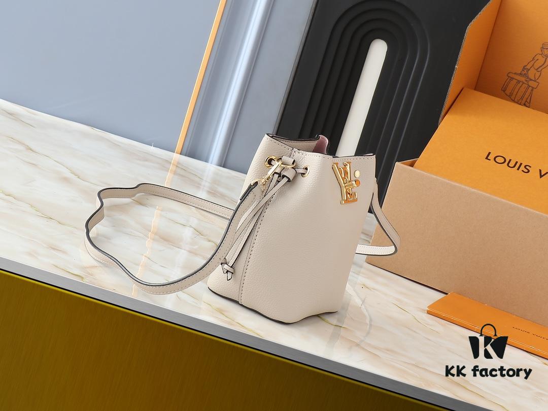 693061edf09edb6de4c50899 Upgraded Original M68709 Mini Bucket Bag NANO LOCKME BUCKET Handbag