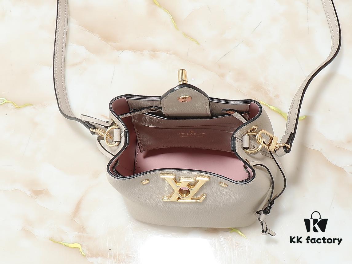 693061eef09edb6de4c508a0 Upgraded Original M68709 Mini Bucket Bag NANO LOCKME BUCKET Handbag