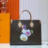 69306228f09edb6de4c50927 M45039 M13668!🔥Lv & Murakami 🐼 Panda Print OnTheGo New Version Legendary ONTHEGO Tote Bag