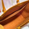 M12683 This Sac Plat 24H Handbag is crafted from vibrant Monogram Heritage canvas, reinterpreting the original Damier canvas's Marque L Vuitton Déposée signature. Embossed LV-letter detailing adorns the trim in a dog paw motif, while dual top handles offer versatile carrying options as hand-held or shoulder carry. Dimensions: 41x33x14cm