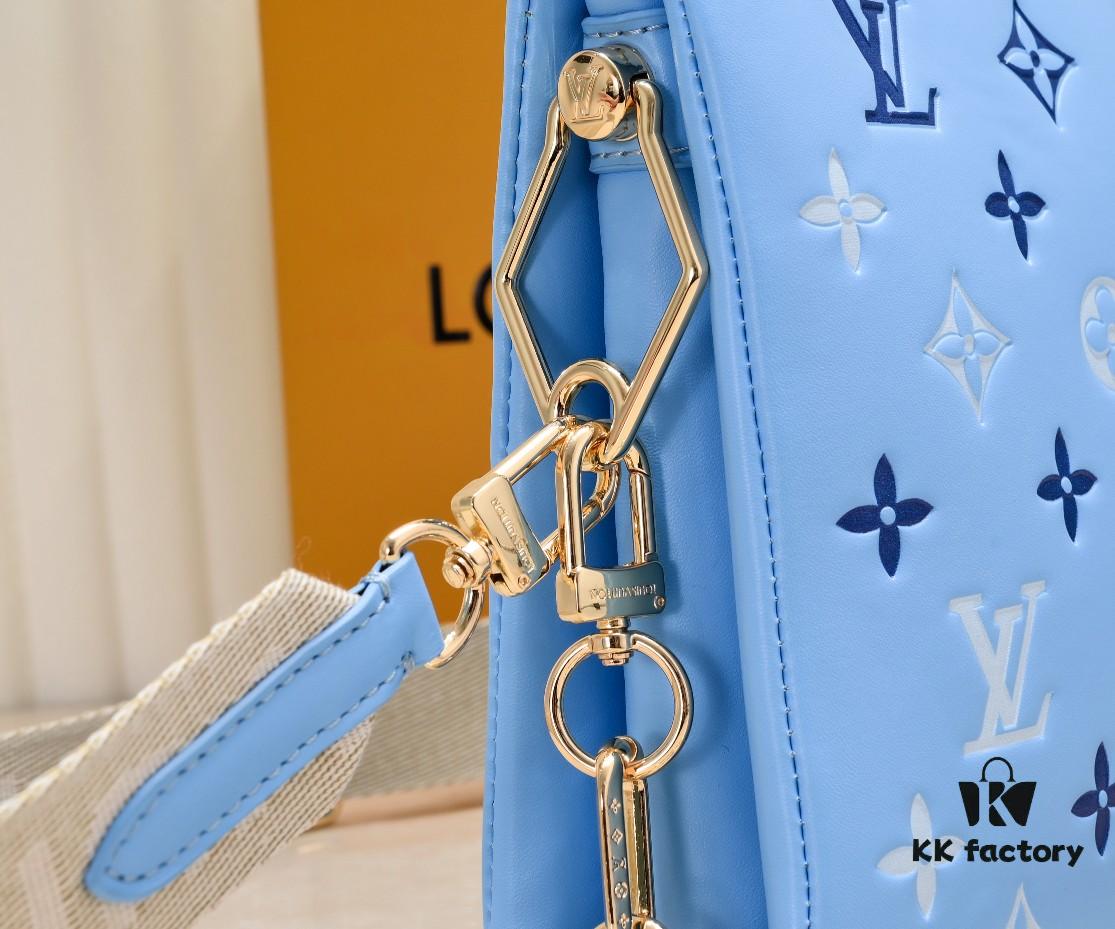 6930623ef09edb6de4c50956 Exclusive Real Shot - Upgraded Version ‼️ M21353 Printed 57790 Small Coussin Handbag in Monogram Embossed Lambskin