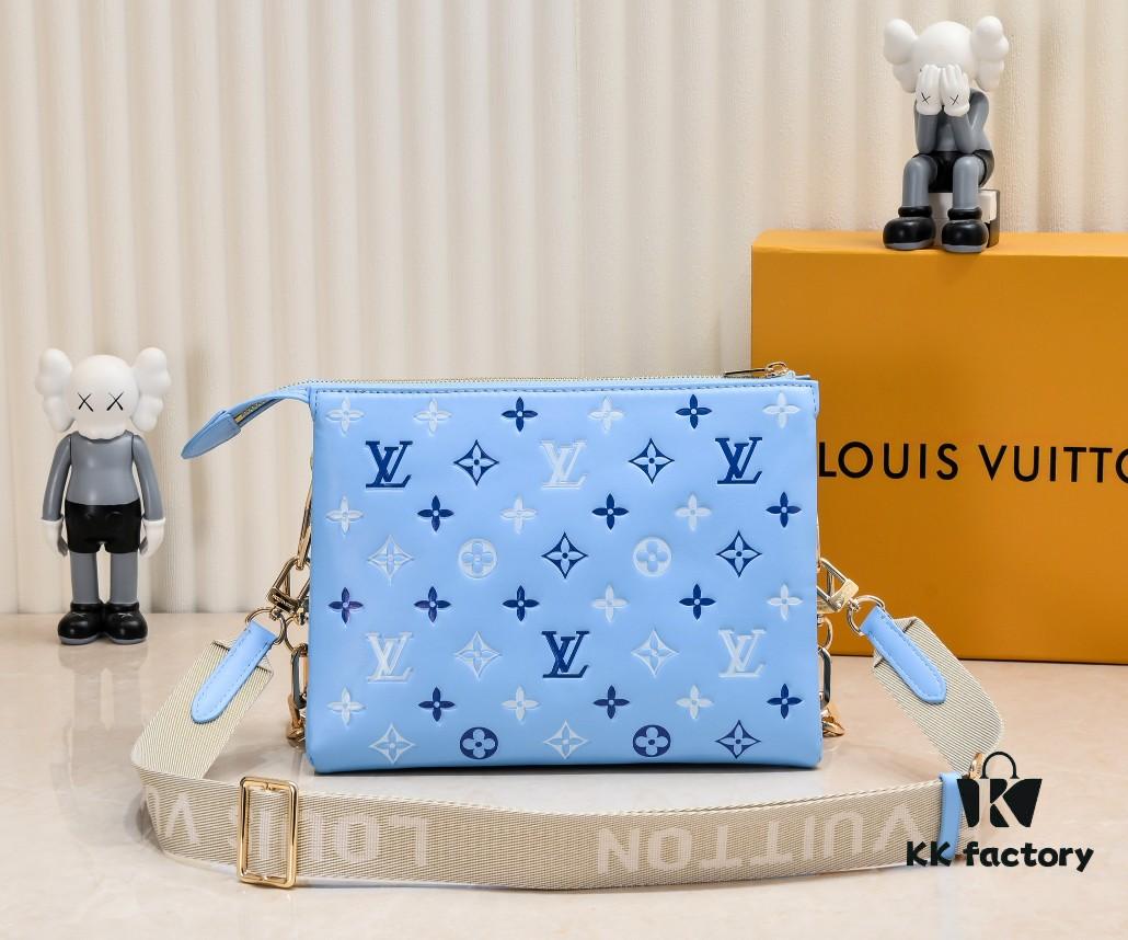 69306241f09edb6de4c5095c Exclusive Real Shot - Upgraded Version ‼️ M21353 Printed 57790 Small Coussin Handbag in Monogram Embossed Lambskin