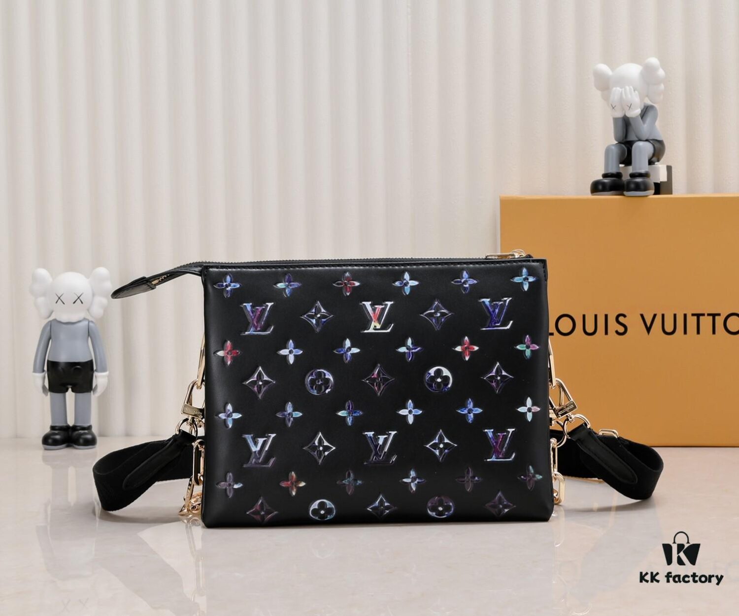 6930624af09edb6de4c5096e Exclusive Real Shot - Upgraded Version‼️ M21353 Printed 57790 This Model Coussin Small Bag Features Monogram Embossed Lambskin with Floral Pattern Ingeniously Integrated into the LV Letters and Monogram Flowers