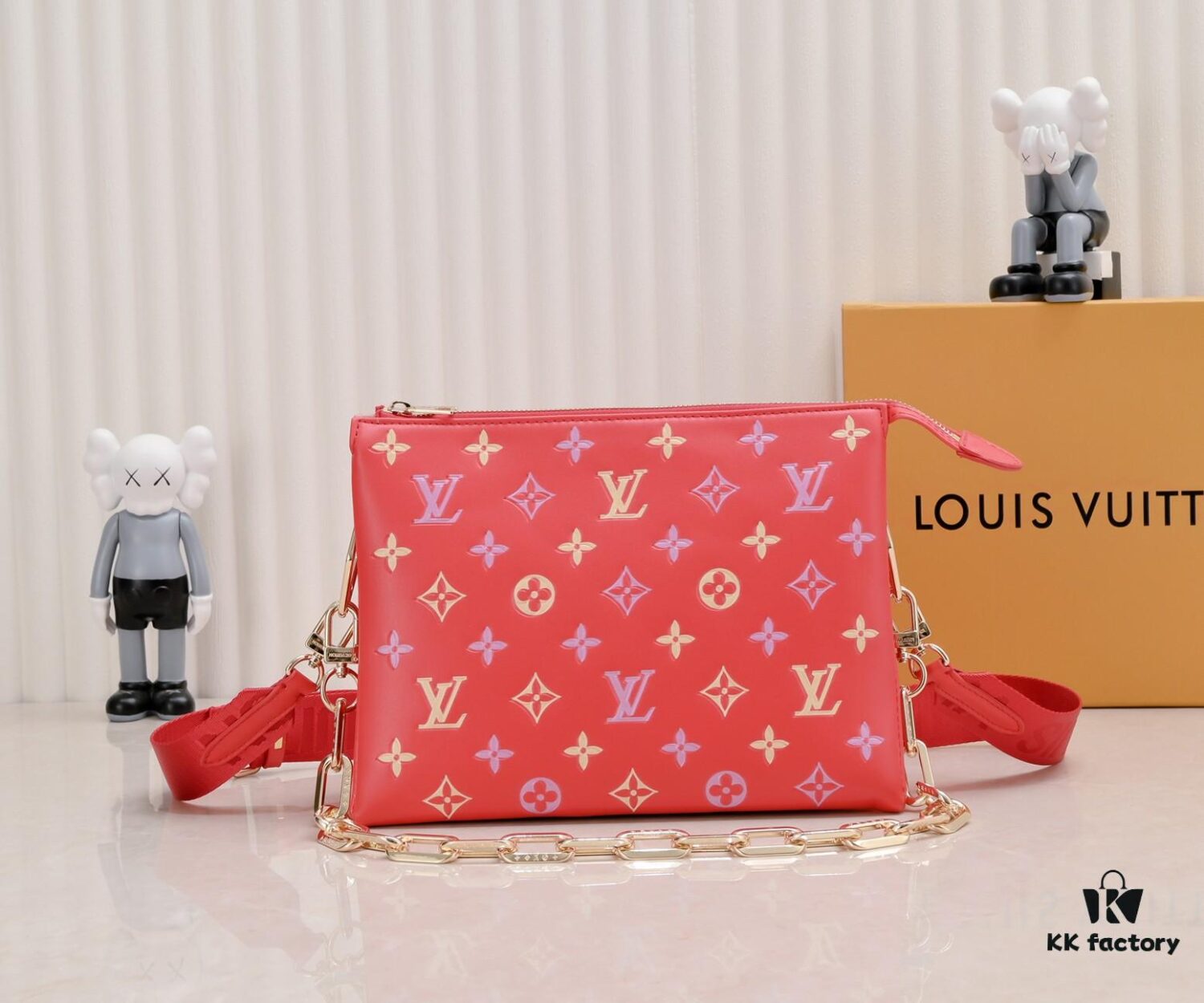 6930625bf09edb6de4c50989 Exclusive Real Shot - Upgraded Version ‼️ M21353 Printed 57790 Small Coussin Handbag in Monogram Embossed Lambskin