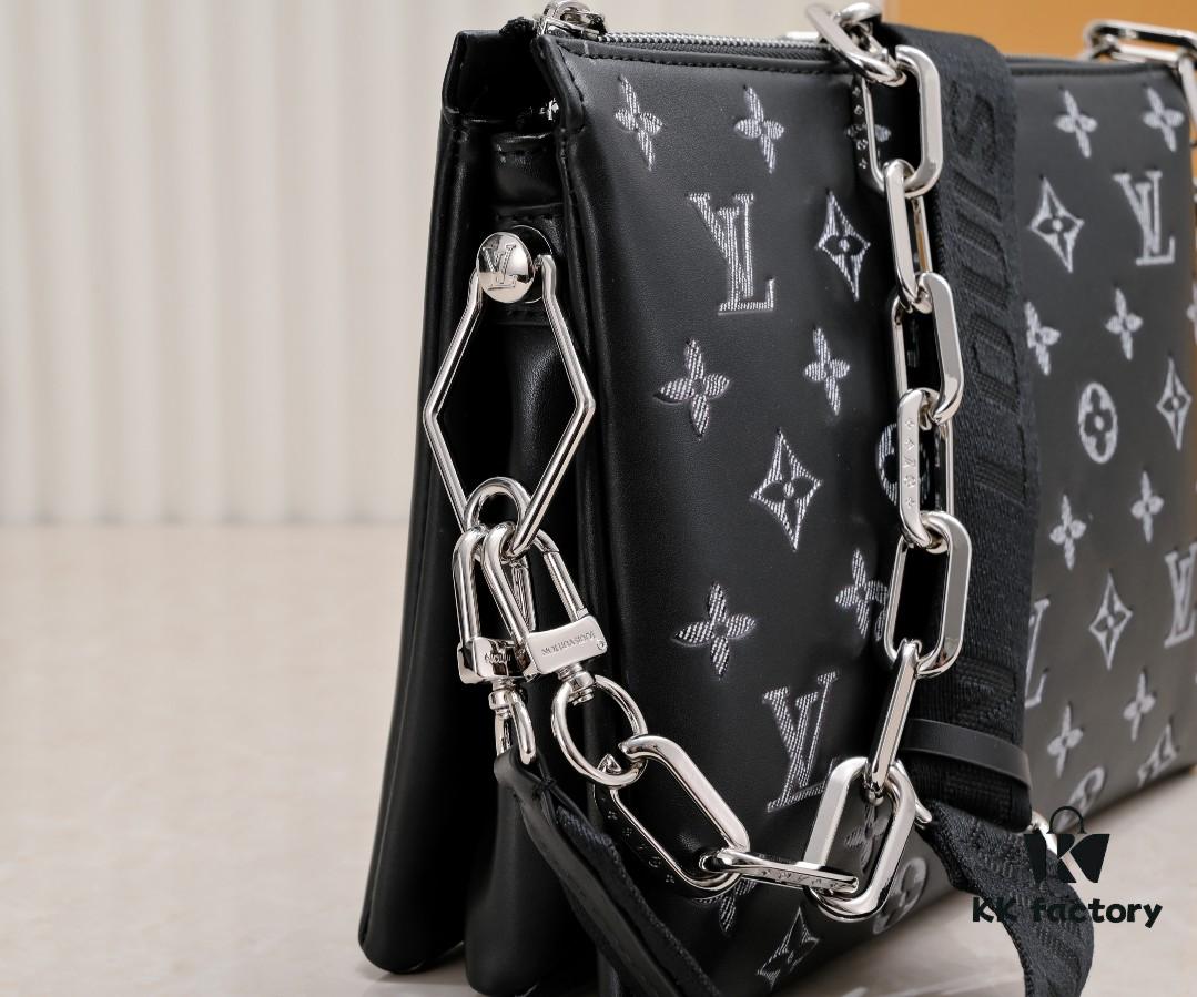 6930625df09edb6de4c5098e Exclusive Real Shot - Upgraded Version ‼️ M21353 Printed 57790 Small Coussin Handbag in Monogram Embossed Lambskin