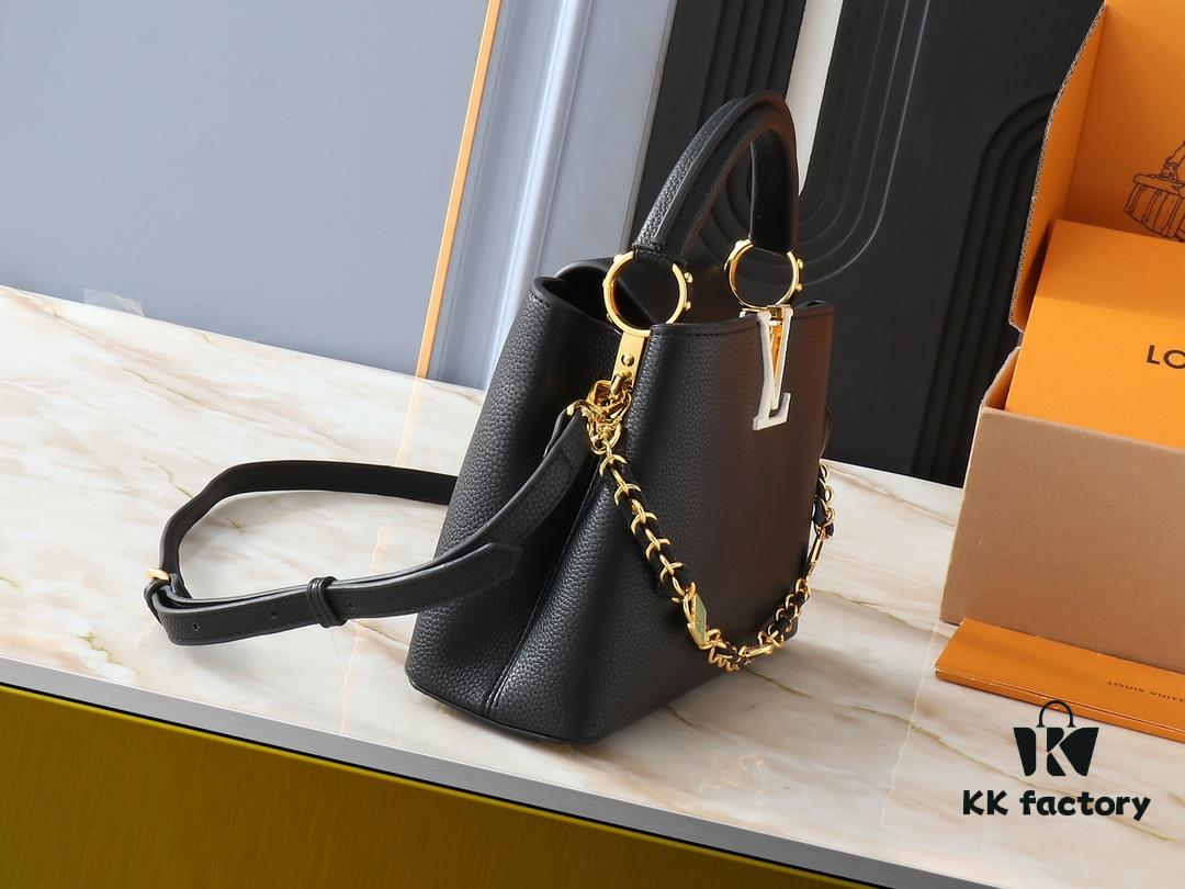 69306276f09edb6de4c509d3 Upgraded Original M23949 M23950 M24471 M23951 Capucines BB Handbag with Elegant Lovelock Chain