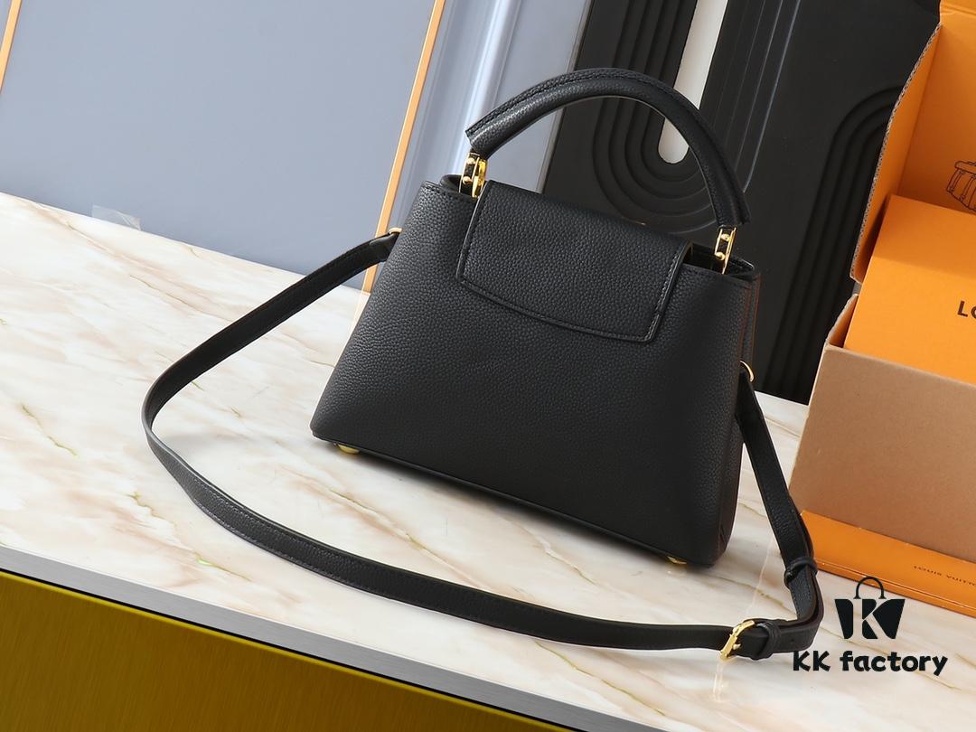 69306276f09edb6de4c509d5 Upgraded Original M23949 M23950 M24471 M23951 Capucines BB Handbag with Elegant Lovelock Chain