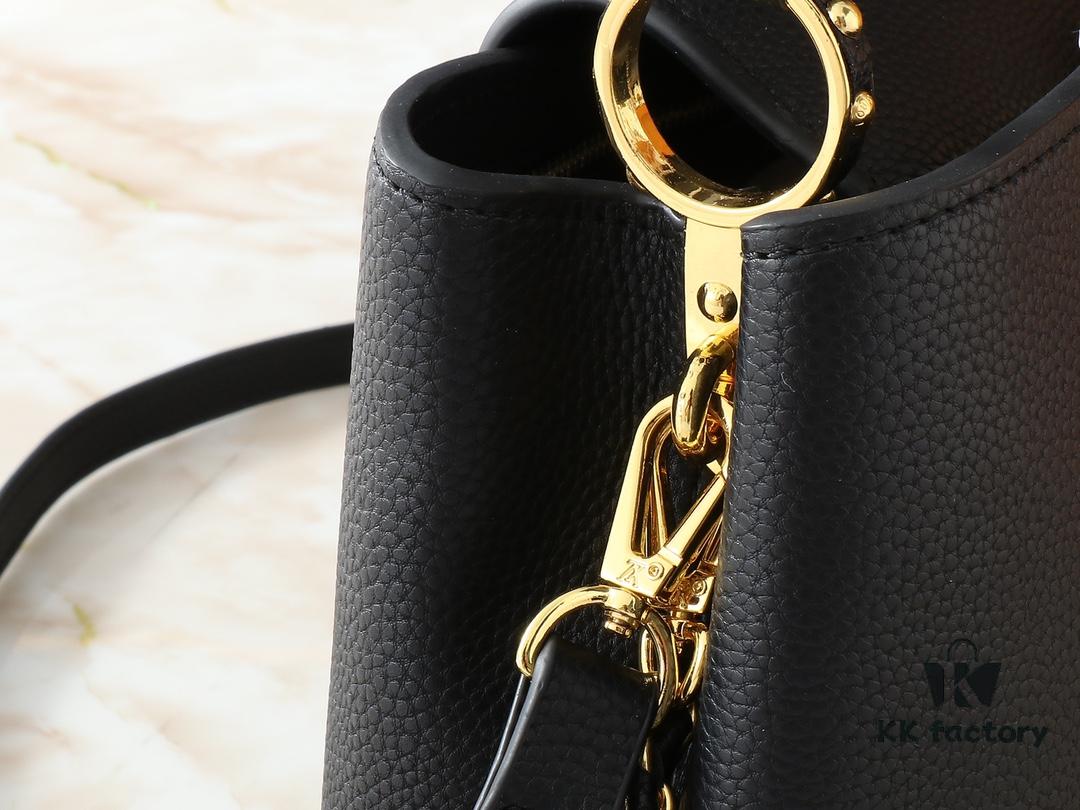 69306279f09edb6de4c509db Upgraded Original M23949 M23950 M24471 M23951 Capucines BB Handbag with Elegant Lovelock Chain
