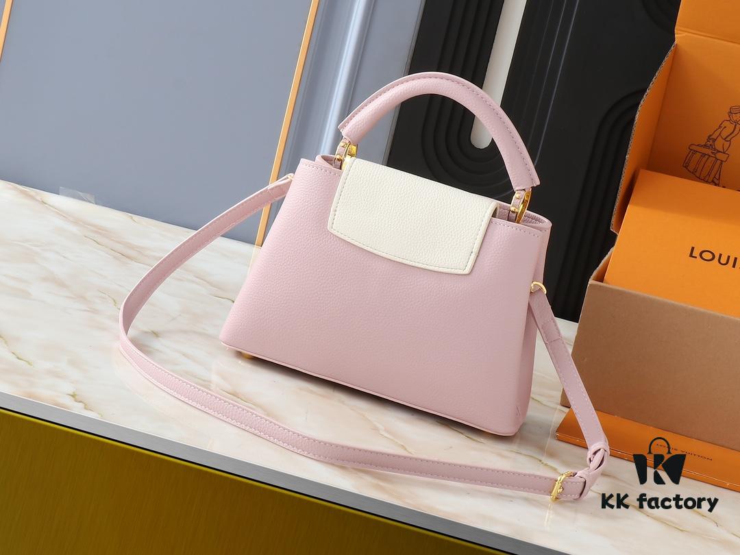 69306282f09edb6de4c509ef Upgraded Original M23949 M23950 M24471 M23951 Capucines BB Bag with Elegant Lovelock Chain