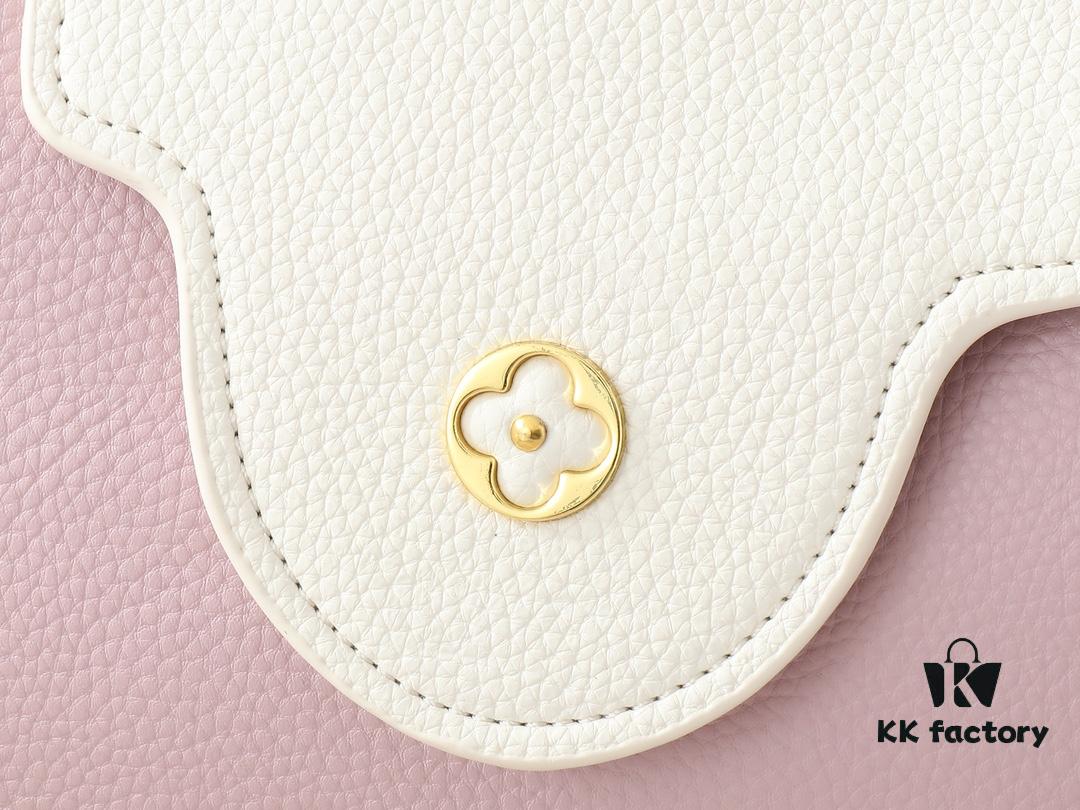 69306283f09edb6de4c509f2 Upgraded Original M23949 M23950 M24471 M23951 Capucines BB Bag with Elegant Lovelock Chain