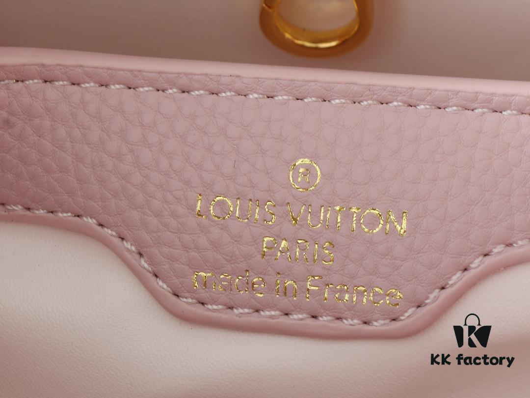 69306285f09edb6de4c509f6 Upgraded Original M23949 M23950 M24471 M23951 Capucines BB Bag with Elegant Lovelock Chain