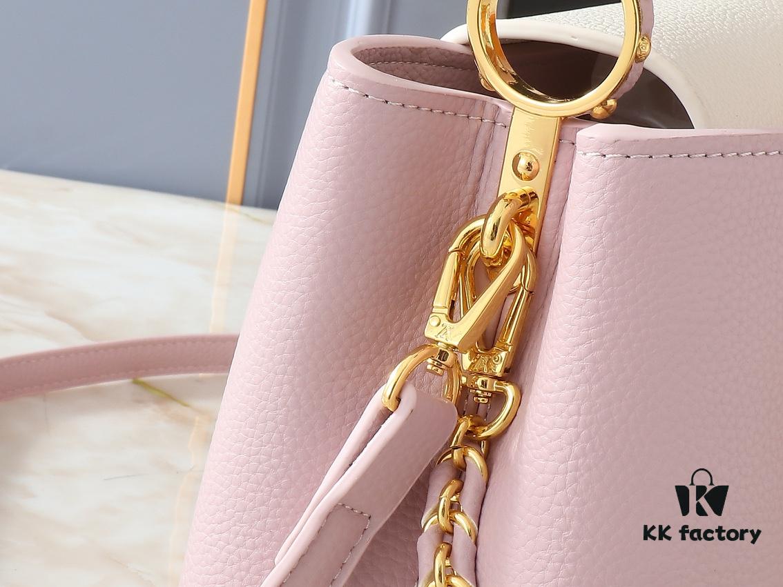 69306288f09edb6de4c509ff Upgraded Original M23949 M23950 M24471 M23951 Capucines Medium Handbag
